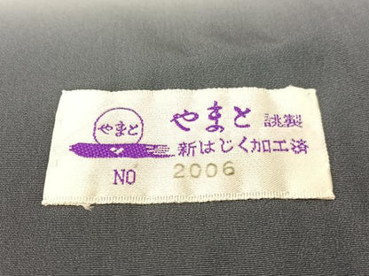 平和屋着物●上質なお召 寄せ小紋柄 やまと誂製 正絹 逸品 未使用 CABC9605vp