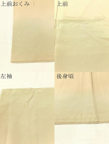 平和屋着物●中国三大刺繍 相良刺繍 総刺繍 駒刺繍 訪問着 枝垂れ花文 暈し染め 金糸 鈴乃屋扱い 正絹 逸品 CABC9609vp