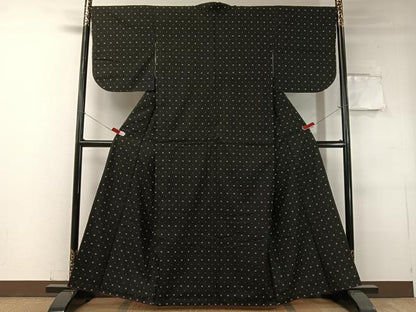平和屋着物●本場大島紬 総絣 正絹 逸品 CABC9610vp