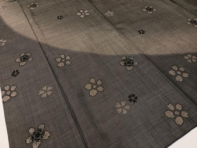 平和屋着物●訪問着 本場大島紬 9マルキ 舞桜 正絹 逸品 CABC9614vp