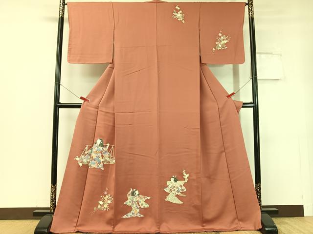 平和屋着物●訪問着 童子遊び 正絹 逸品 未使用 CABC9620vp