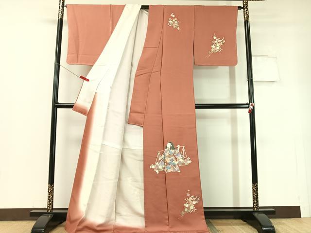 平和屋着物●訪問着 童子遊び 正絹 逸品 未使用 CABC9620vp