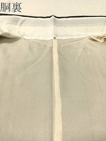 平和屋着物●結城紬 80亀甲 幾何学文様 正絹 逸品 CABC9623vp