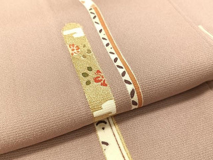 平和屋着物●訪問着 吉祥花文 金彩 正絹 逸品 CABC9627vp