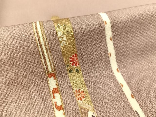 平和屋着物●訪問着 吉祥花文 金彩 正絹 逸品 CABC9627vp