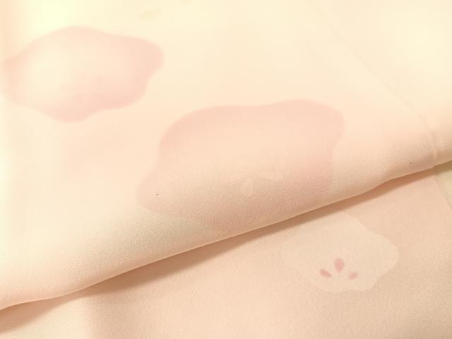 平和屋着物●長襦袢 袷 舞梅文 暈し染め 正絹 逸品 CABC9630vp
