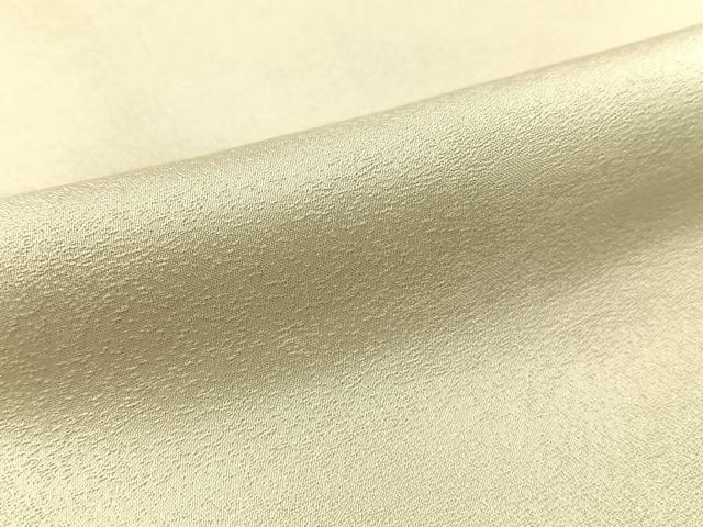 平和屋着物●上質な色無地 霞地紋 白緑色 ロング丈 正絹 逸品 CABC9633vp