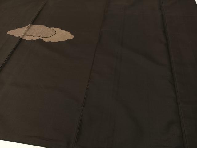 平和屋着物●本場大島紬 訪問着 9マルキ 地空き 雲重ね 正絹 逸品 CABC9638vp