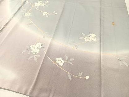 平和屋着物●訪問着 友禅 作家物 手描き 童子遊び 暈し染め 正絹 逸品 未使用 CABC9642vp