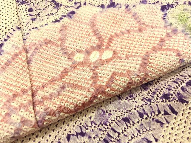 平和屋着物●豪華振袖 総絞り 流水花文 正絹 逸品 CABC9646vp