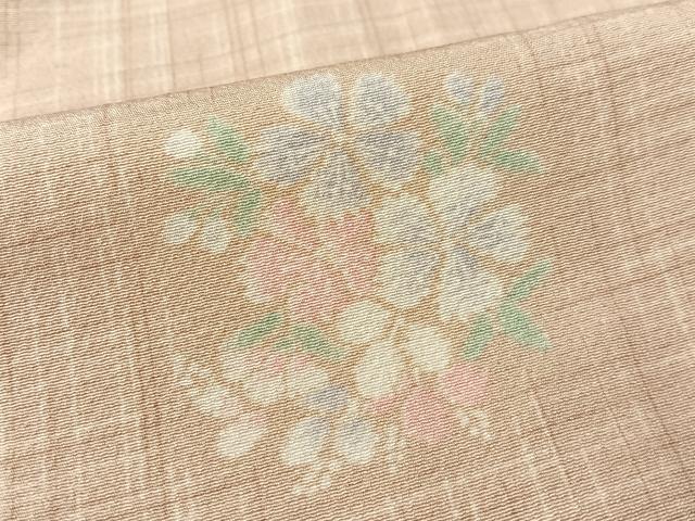 平和屋着物●上質な小紋 花丸文 ロング丈 正絹 逸品 CABC9649vp