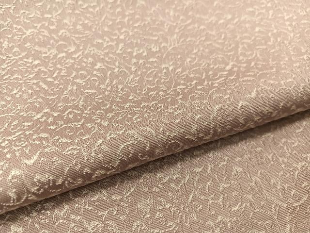 平和屋着物●上質なお召 更紗唐草文 さが美扱い 正絹 逸品 CABC9652vp