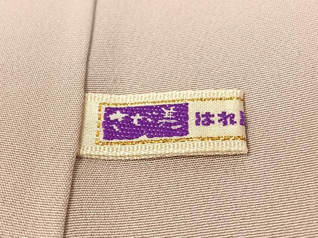 平和屋着物●上質なお召 更紗唐草文 さが美扱い 正絹 逸品 CABC9652vp