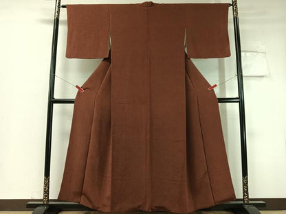 平和屋着物●江戸小紋 鮫小紋柄 鬼しぼ縮緬 正絹 逸品 CABC9659vp