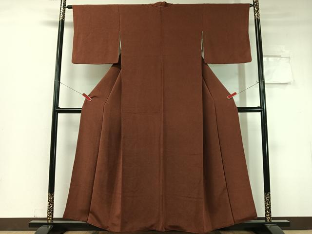 平和屋着物●江戸小紋 鮫小紋柄 鬼しぼ縮緬 正絹 逸品 CABC9659vp