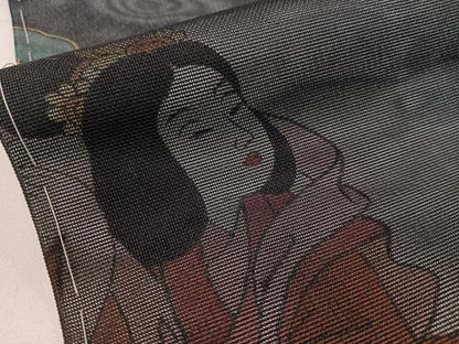 平和屋着物●訪問着 手描き 七福神 松竹梅 金彩 正絹 逸品 未使用 CABC9661vp
