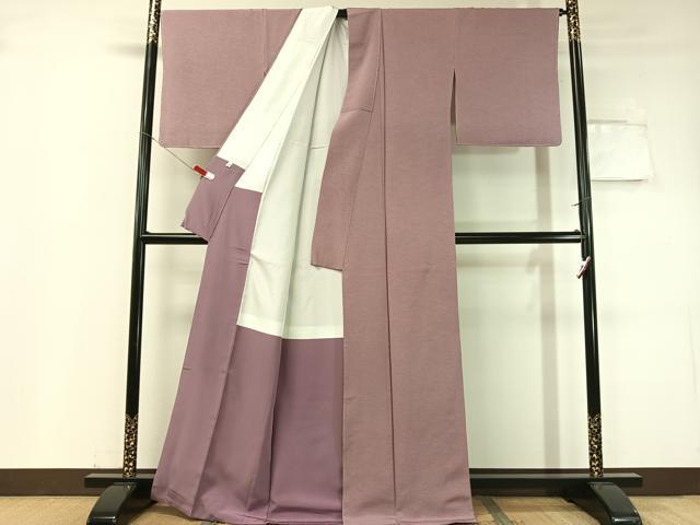 平和屋着物●上質な色無地 鴇浅葱色 正絹 逸品 未使用 CABC9665vp