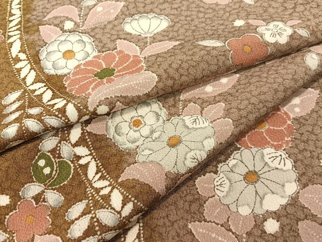 平和屋着物●上質な小紋 辻が花 阪急百貨店扱い 正絹 逸品 CABC9671vp
