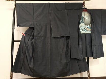 平和屋着物●男性 本場大島紬 アンサンブル 80亀甲 総詰め 正絹 逸品 未使用 CABC9677vp