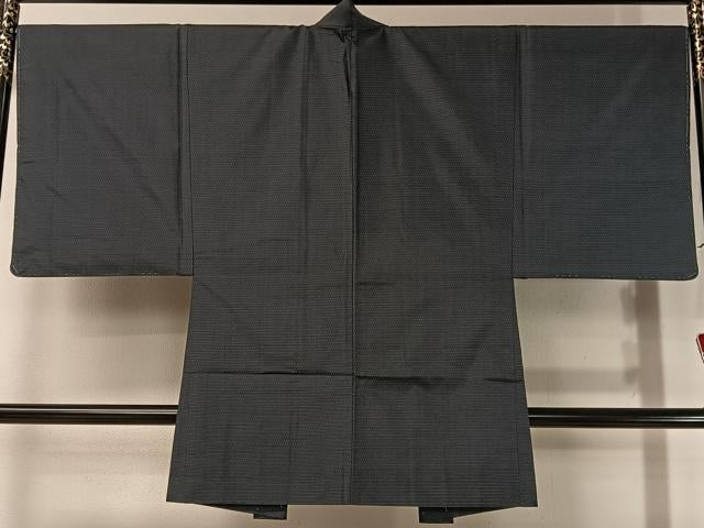 平和屋着物●男性 本場大島紬 アンサンブル 80亀甲 総詰め 正絹 逸品 未使用 CABC9677vp