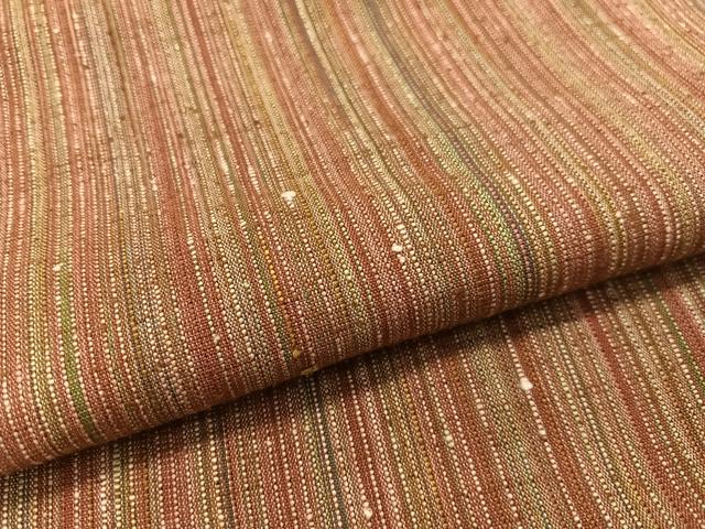 平和屋着物●上質な紬 雨縞 正絹 逸品 CABC9678vp