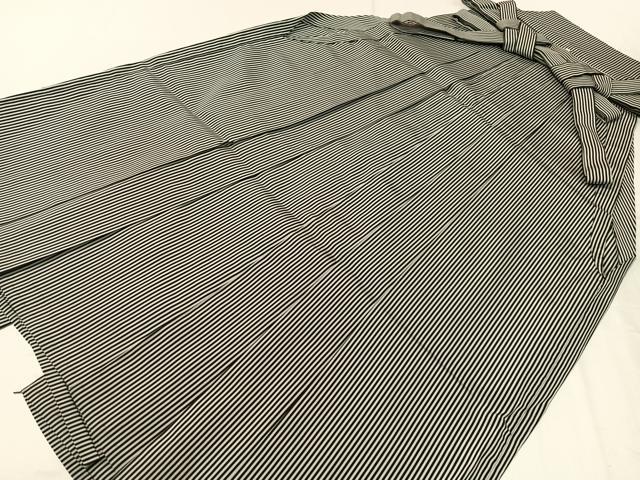 平和屋着物●男性 馬乗り袴 縞 洗える着物 CABC9681vp