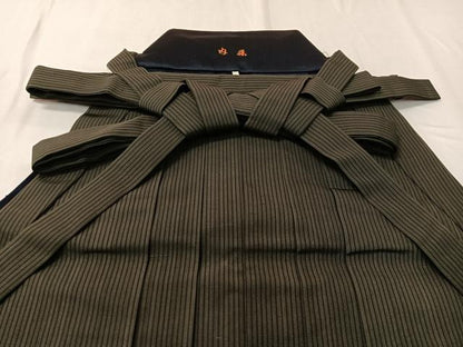 平和屋着物●男性 馬乗り袴 縞 正絹 逸品 未使用 CABC9682vp