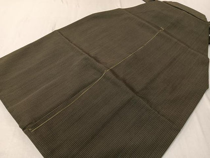 平和屋着物●男性 馬乗り袴 縞 正絹 逸品 未使用 CABC9682vp