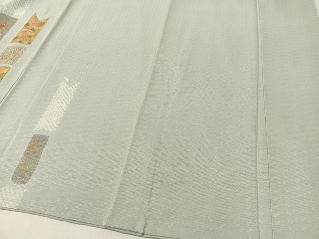 平和屋着物●訪問着 絞り 刺繍 吉祥花文 金彩 正絹 逸品 CABC9684vp