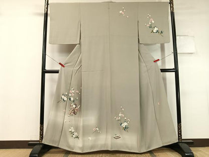 平和屋着物●訪問着 友禅 作家物 手描き 童子遊び 暈し染め 正絹 逸品 CABC9686vp