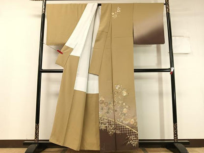 平和屋着物●金彩友禅 卓越技能者・名工・和田光正 訪問着 光正高蒔絵 暈し染め 正絹 逸品 未使用 CABC9699vp