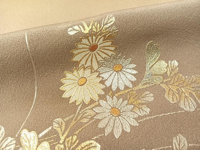 平和屋着物●金彩友禅 卓越技能者・名工・和田光正 訪問着 光正高蒔絵 暈し染め 正絹 逸品 未使用 CABC9699vp