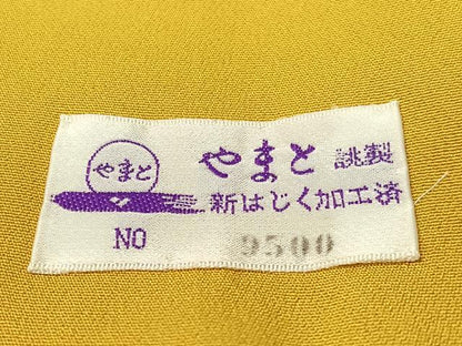 平和屋着物●豪華振袖 絞り 立波舞桜 暈し染め 金通し地 やまと誂製 正絹 逸品 CABC9722vp