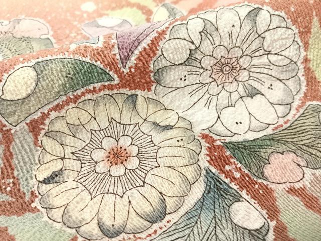 平和屋着物●越後十日町の一流染匠 桐屋・翠山工房 振袖 絞り 辻が花 暈し染め やまと誂製 正絹 逸品 CABC9725vp