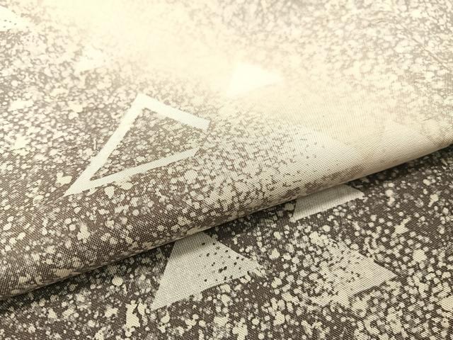 平和屋着物●石川県指定無形文化財 牛首紬 白山工房 手織り 訪問着 幾何学鱗文 ますいわ屋扱い 証紙付き 正絹 逸品 CABC9728vp