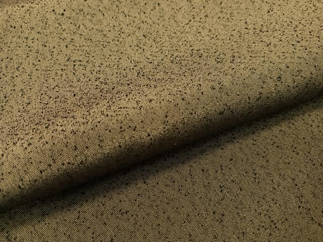 平和屋着物●男性　本場大島紬　アンサンブル　薩摩結城　国防色　キングサイズ　正絹　逸品　CABC9734vp