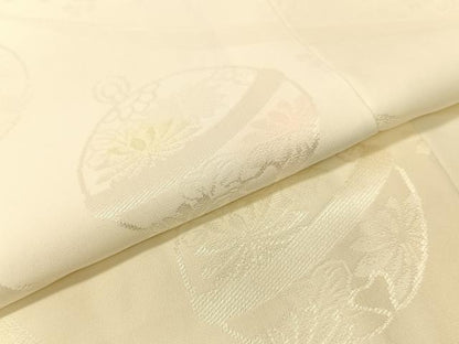 平和屋着物●長襦袢　袷　鈴花地紋　暈し染め　正絹　逸品　未使用　CABC9738vp