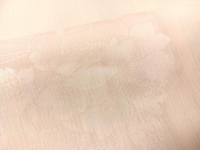 平和屋着物●長襦袢　袷　片輪車花地紋　暈し染め　半衿刺繍　正絹　逸品　CABC9739vp
