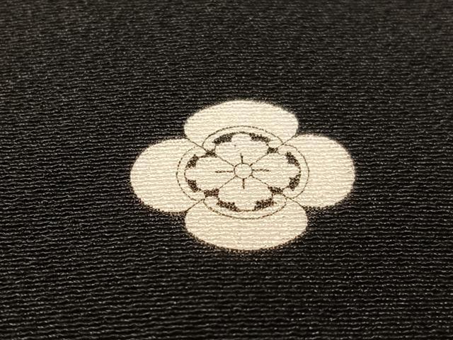 平和屋着物●豪華黒留袖　友禅　作家物　流水板橋花文　正絹　逸品　CABC9749vp