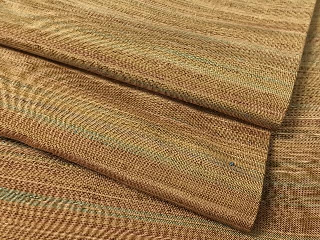 平和屋着物●上質な紬　霞文　正絹　逸品　CABC9754vp