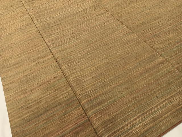 平和屋着物●上質な紬　霞文　正絹　逸品　CABC9754vp