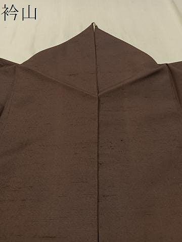 平和屋着物●訪問着　紬地　手描き　草花文　ロング丈　正絹　逸品　CABC9755vp