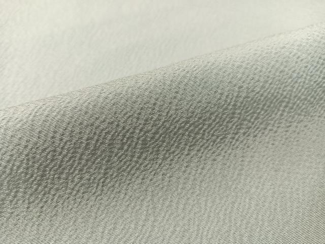 平和屋着物●上質な色無地　月白色　鬼しぼ縮緬　正絹　逸品　CABC9756vp