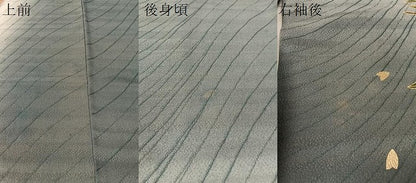 平和屋着物●訪問着　駒刺繍　更紗舞桜　暈し染め　金銀彩　正絹　逸品　CABC9758vp