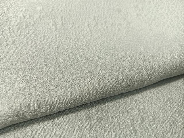 平和屋着物●上質な色無地　吉祥花地紋　秘色色　正絹　逸品　CABC9760vp