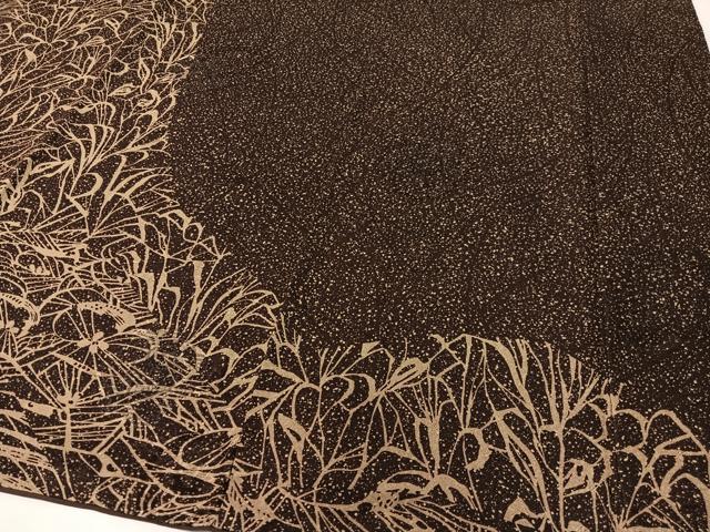 平和屋着物●訪問着 草花文 正絹 逸品 CABC9767vp