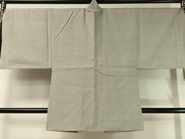 平和屋着物●男性　結城紬　アンサンブル　100亀甲　総詰め　正絹　逸品　CABC9774vp