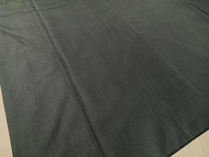 平和屋着物●男性　紬　アンサンブル　雨縞　正絹　逸品　CABC9775vp