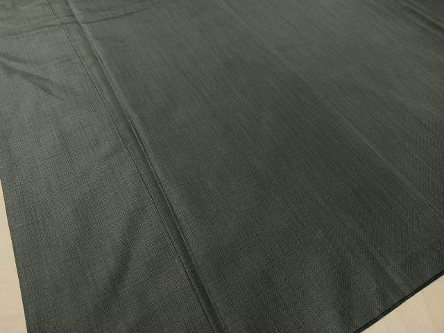 平和屋着物●男性　紬　アンサンブル　雨縞　正絹　逸品　CABC9775vp