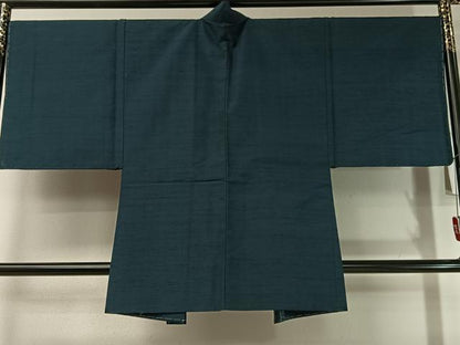 平和屋着物●男性　紬　アンサンブル　網代織　正絹　逸品　未使用　CABC9776vp